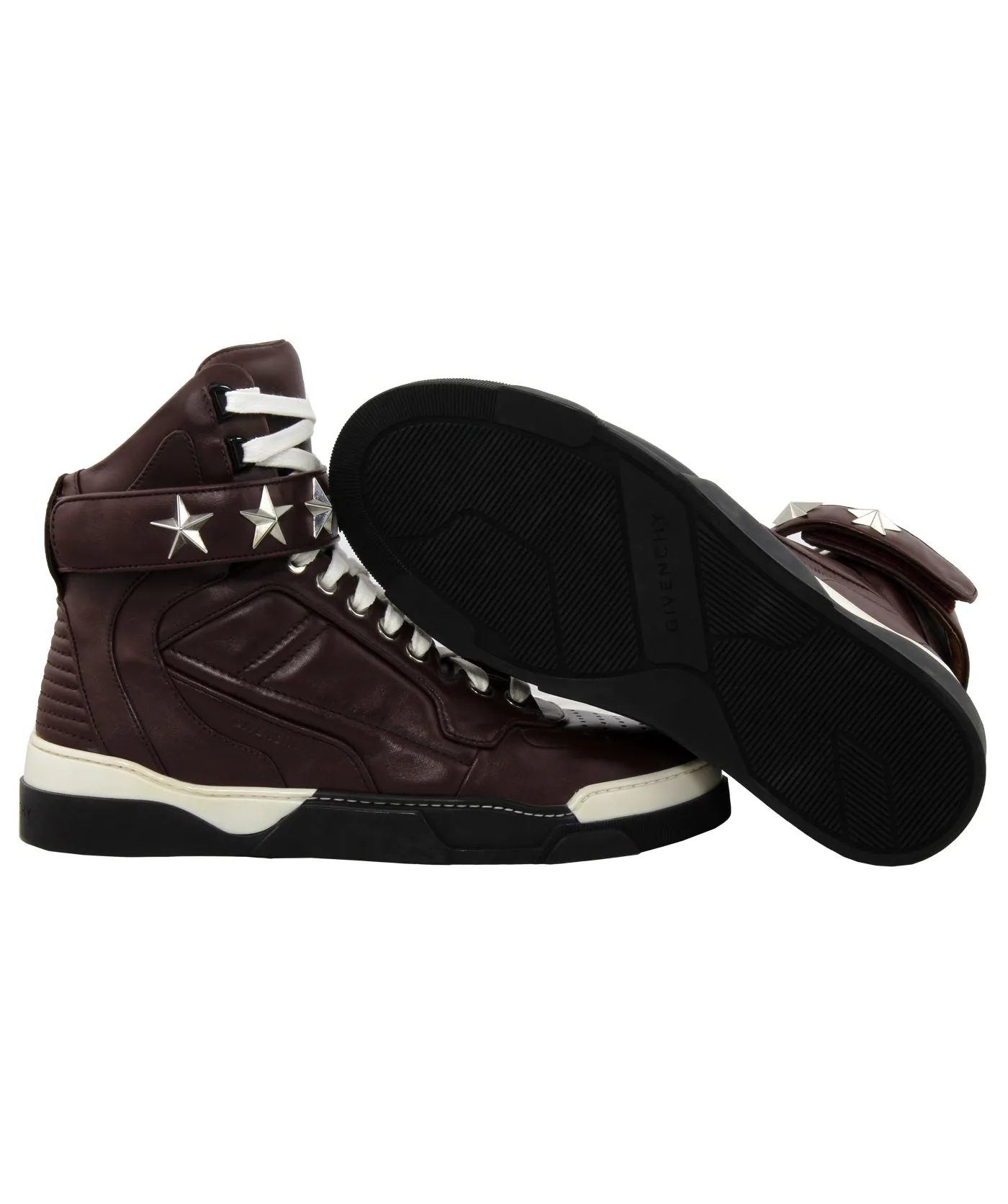 Tyson Star Leather High Top Sneakers