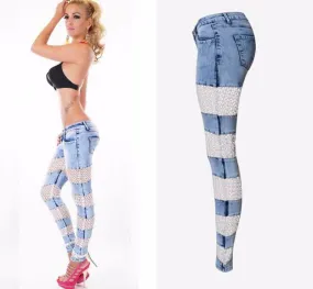 Women's Stylish Ripped Skinny Jeans